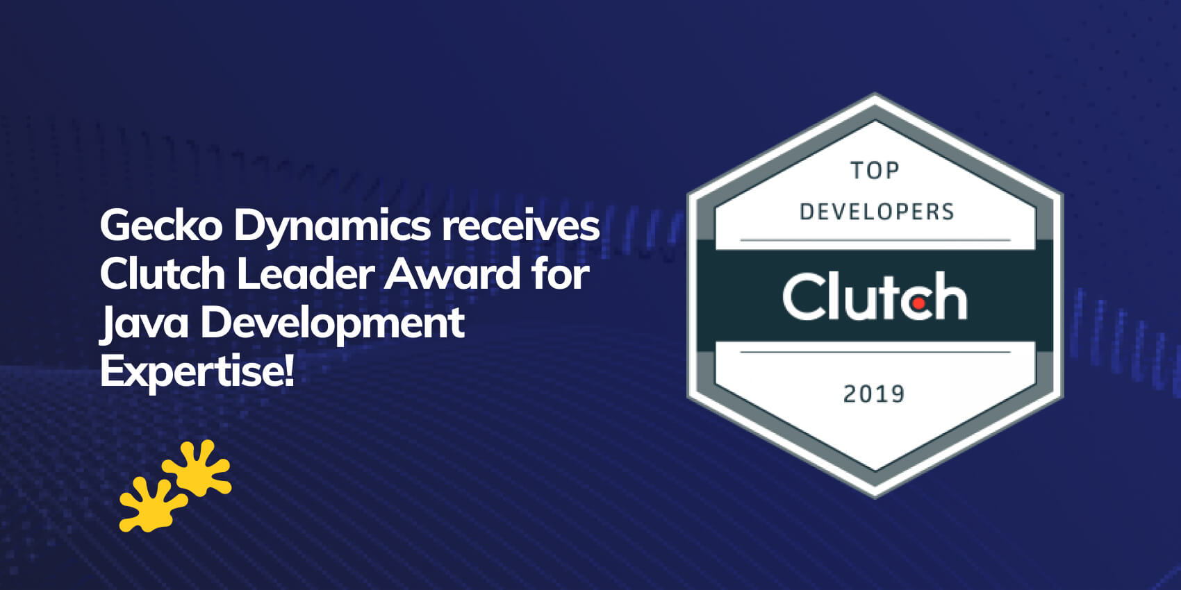 Clutch Leader Award for Gecko Dynamics